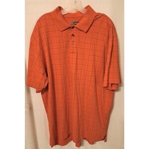 The Foundry Quick Dri Polo shirt Mens Sz 2XLT Orange Short Sleeve